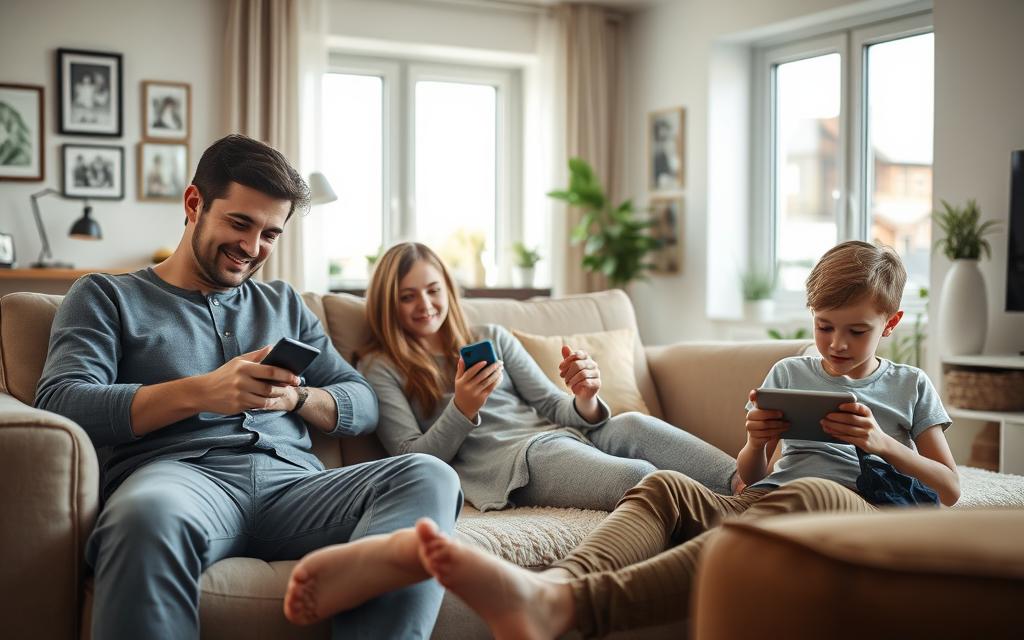 smartphone dependency family